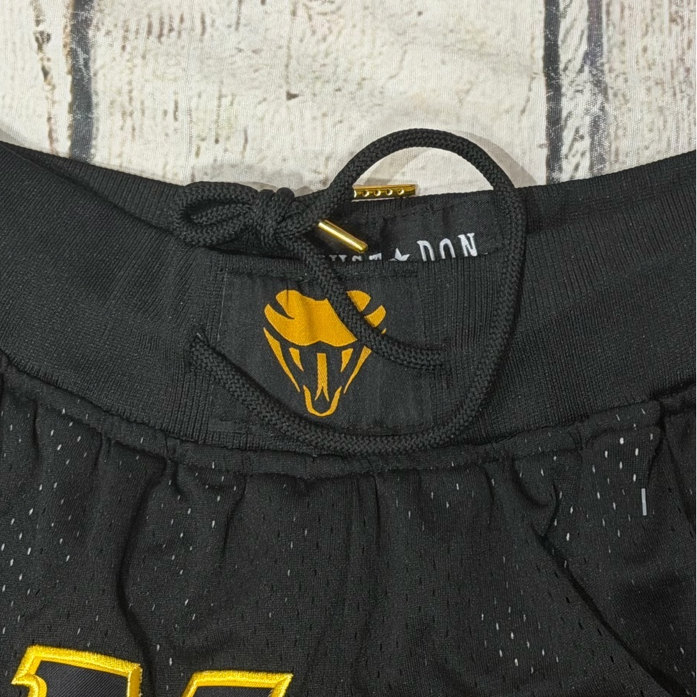 Los Angeles Lakers Shorts Men Black Kobe Bryant Mamba Just Don Basketball - Picture 6 of 7